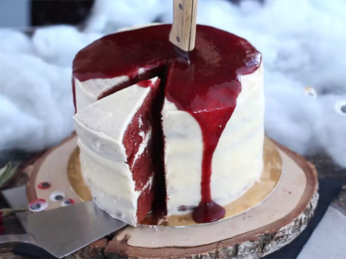 Speciale Red Velvet-taart voor Halloween! - foto 2