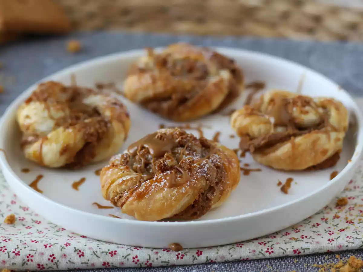 Speculoos bladerdeegkoekjes - snel en makkelijk te maken - foto 5