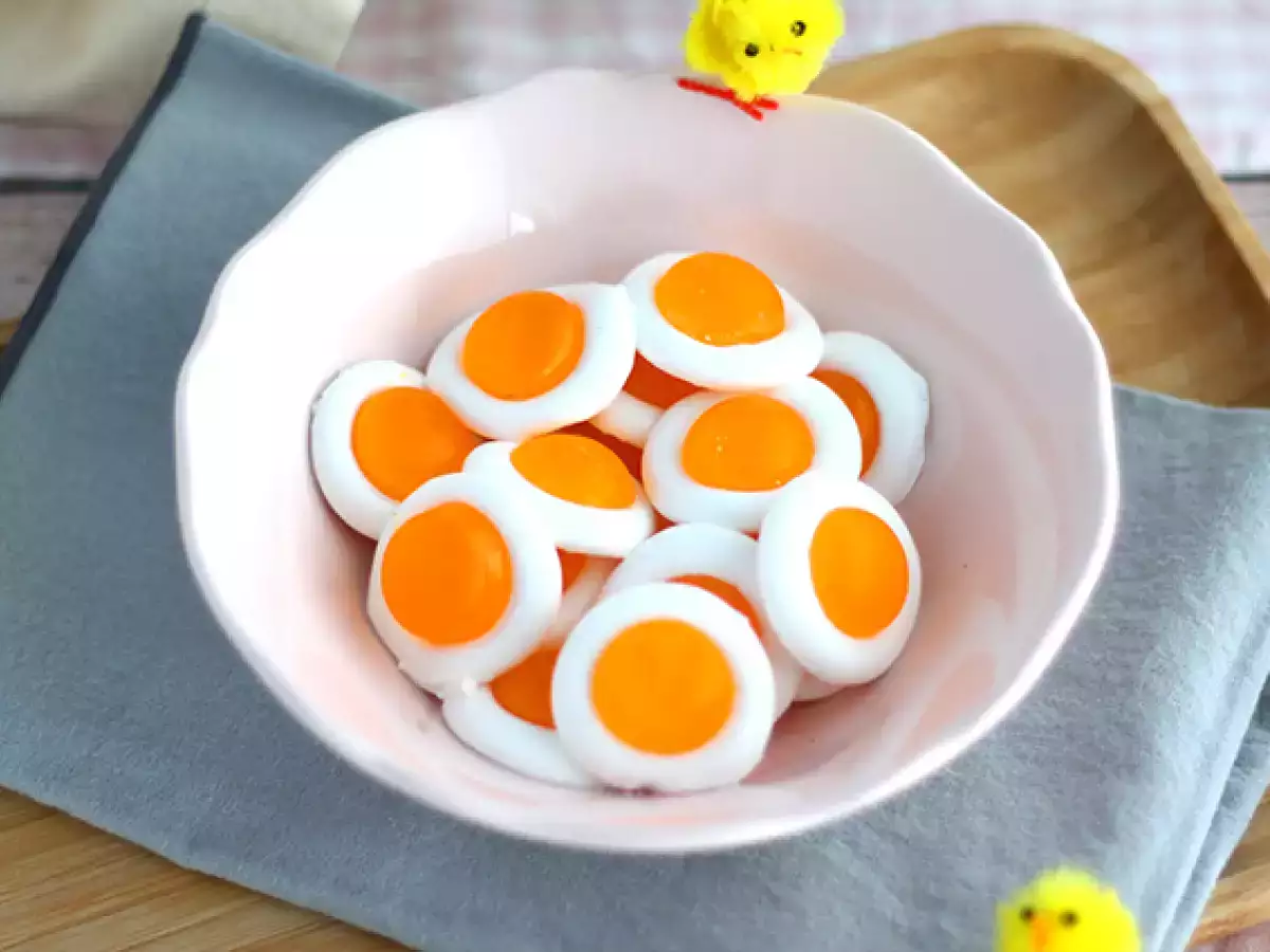 Spiegelei-snoepjes (makkelijk recept, stap voor stap uitgelegd)