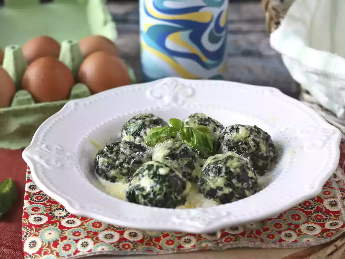 Spinazie en ricotta malfatti, het gemakkelijke zelfgemaakte pastarecept zonder kneden