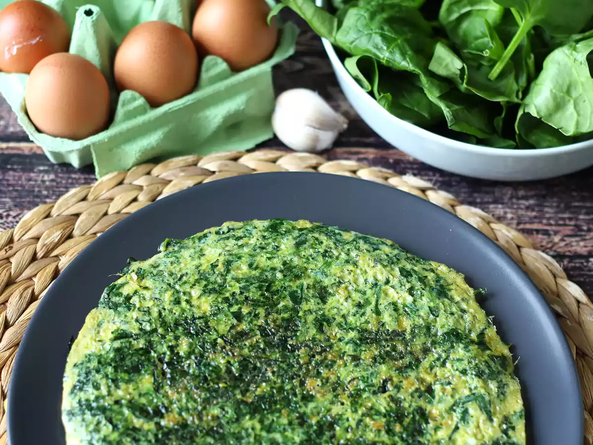 Spinazieomelet, het makkelijke en lekkere vegetarische voorgerecht - foto 2
