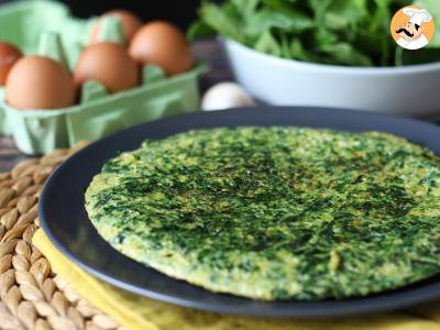 Spinazieomelet, het makkelijke en lekkere vegetarische voorgerecht