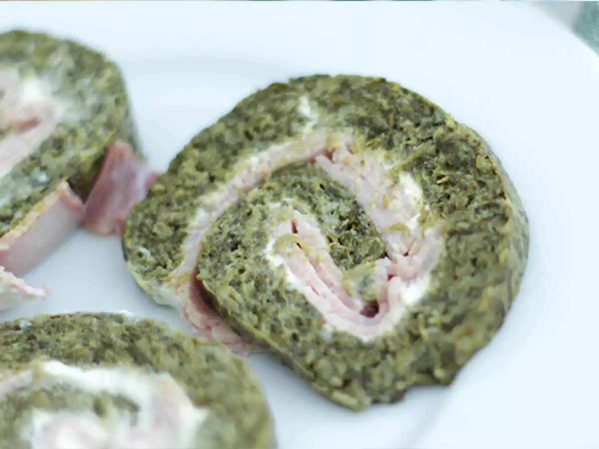 Spinazierolletjes met ham en roomkaas - foto 2