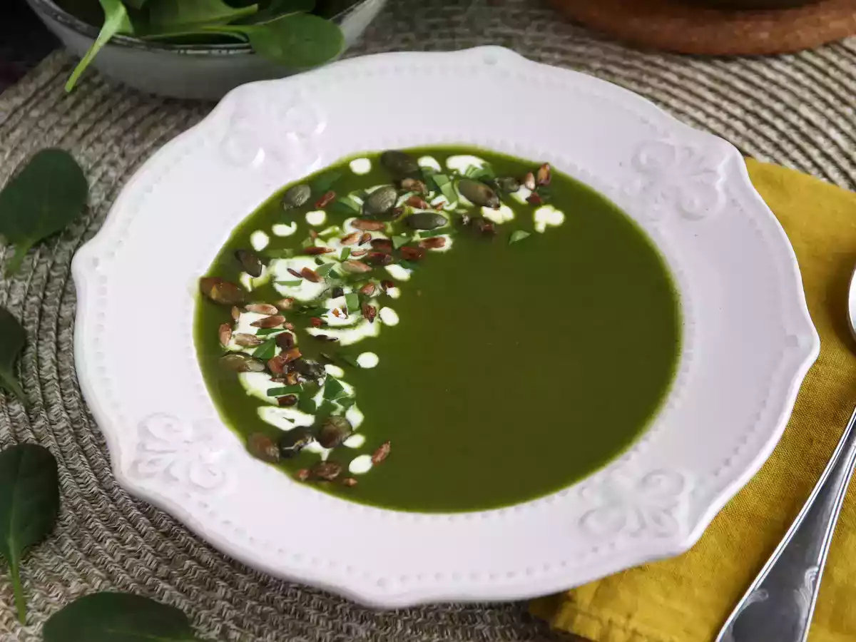 Spinaziesoep, de truc om iedereen groenten te laten eten! - foto 2