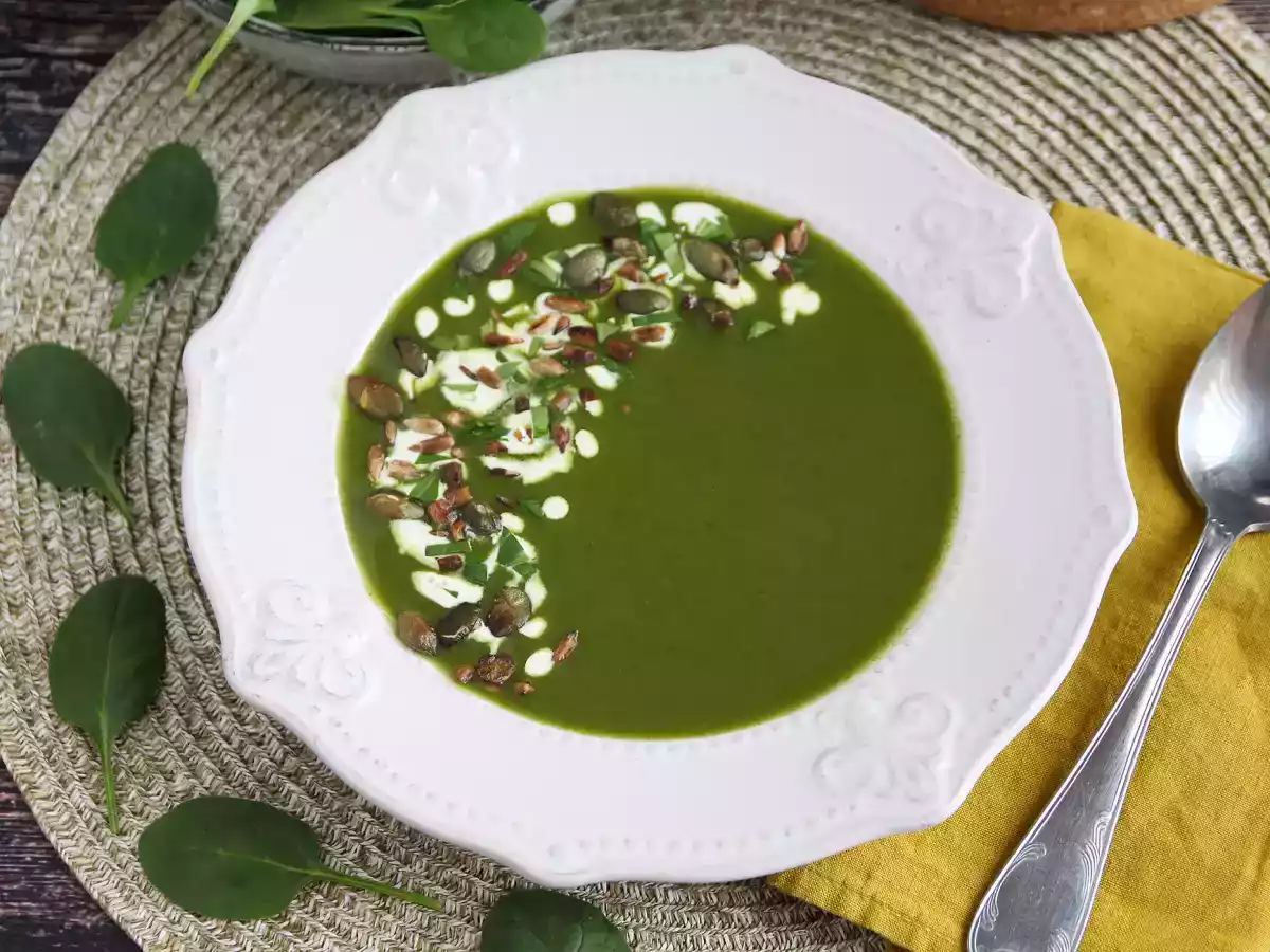 Spinaziesoep, de truc om iedereen groenten te laten eten! - foto 4
