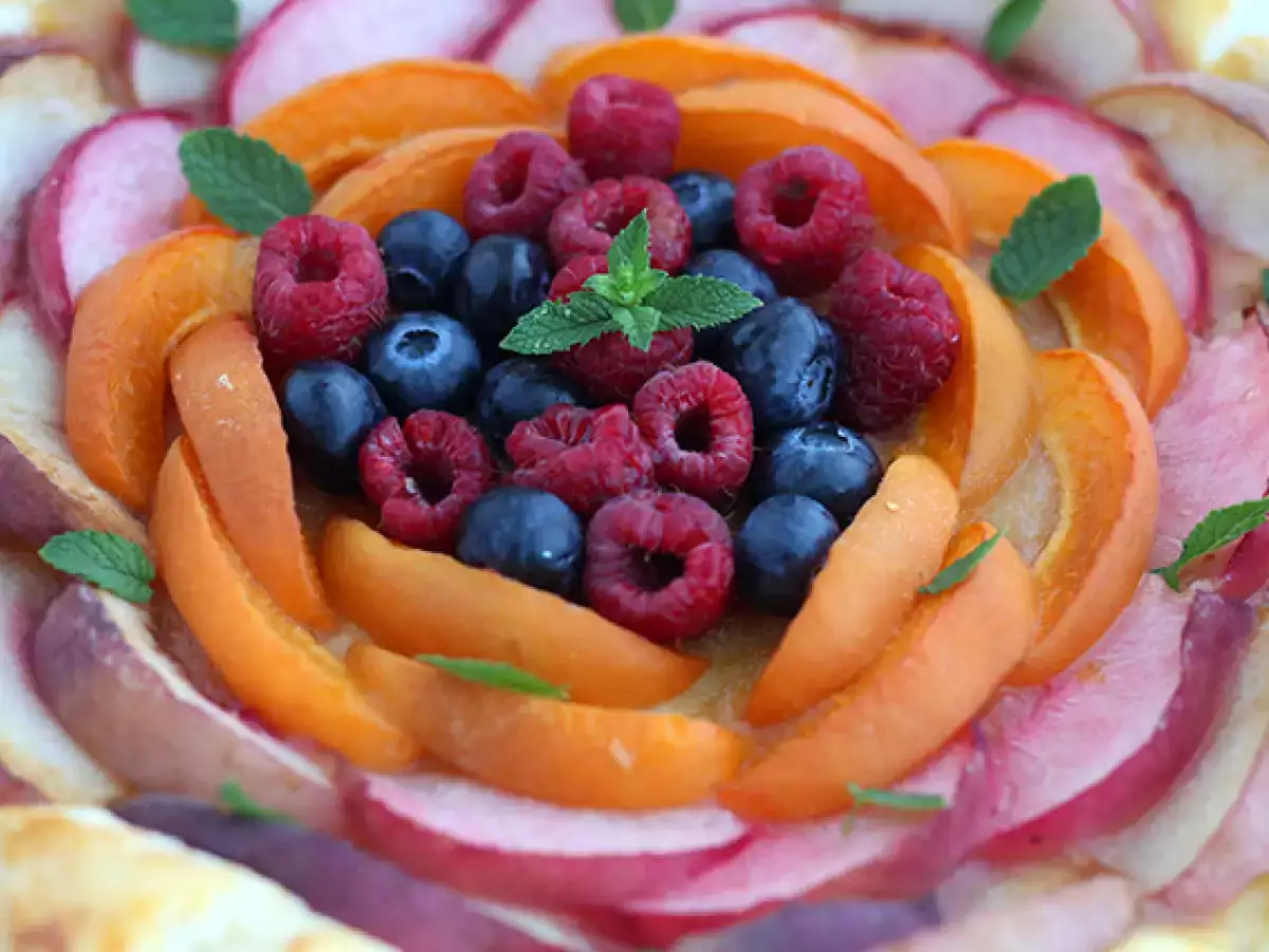 Stervormige fruittaart - foto 2