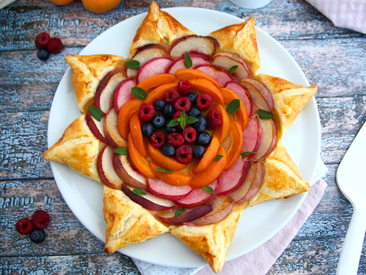 Stervormige fruittaart - foto 4