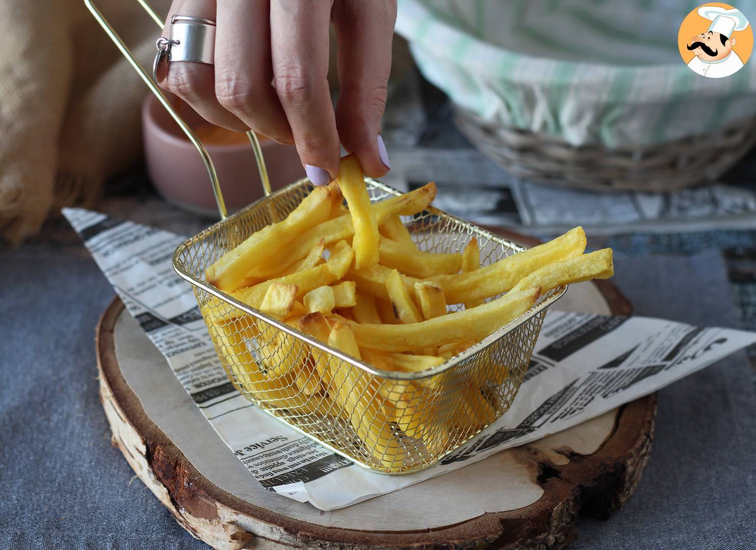 Super knapperige bevroren frietjes met air fryer! Recept Petitchef
