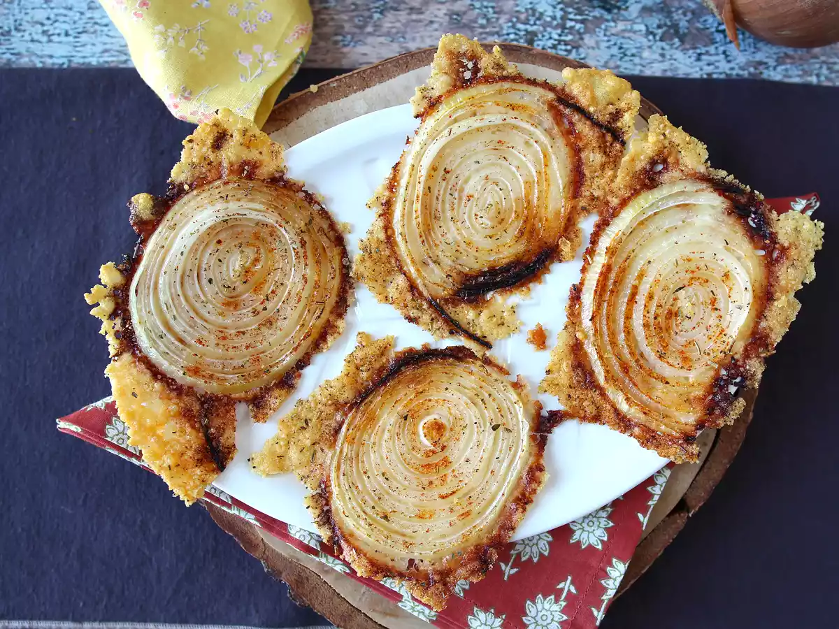 Super knapperige zelfgemaakte uien- en parmezaanchips - foto 6