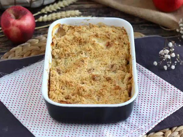 Recept Super makkelijke appelkruimel