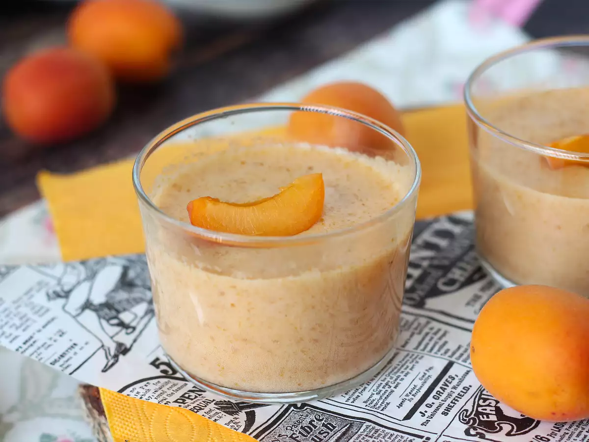 Supermakkelijke abrikozenmousse zonder oven en met maar een paar ingrediënten!