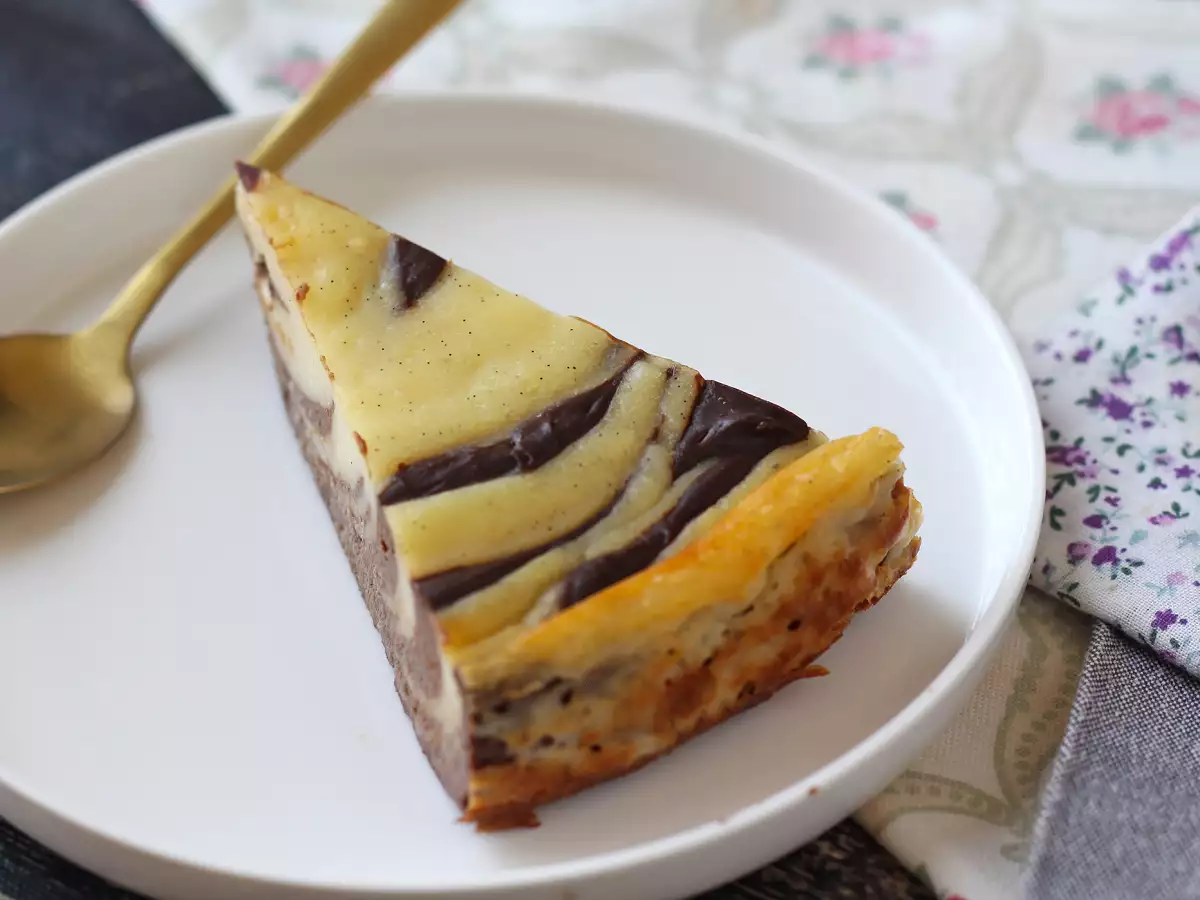 Supermakkelijke gemarmerde flan zonder bodem: gegarandeerd een wow-effect - foto 5