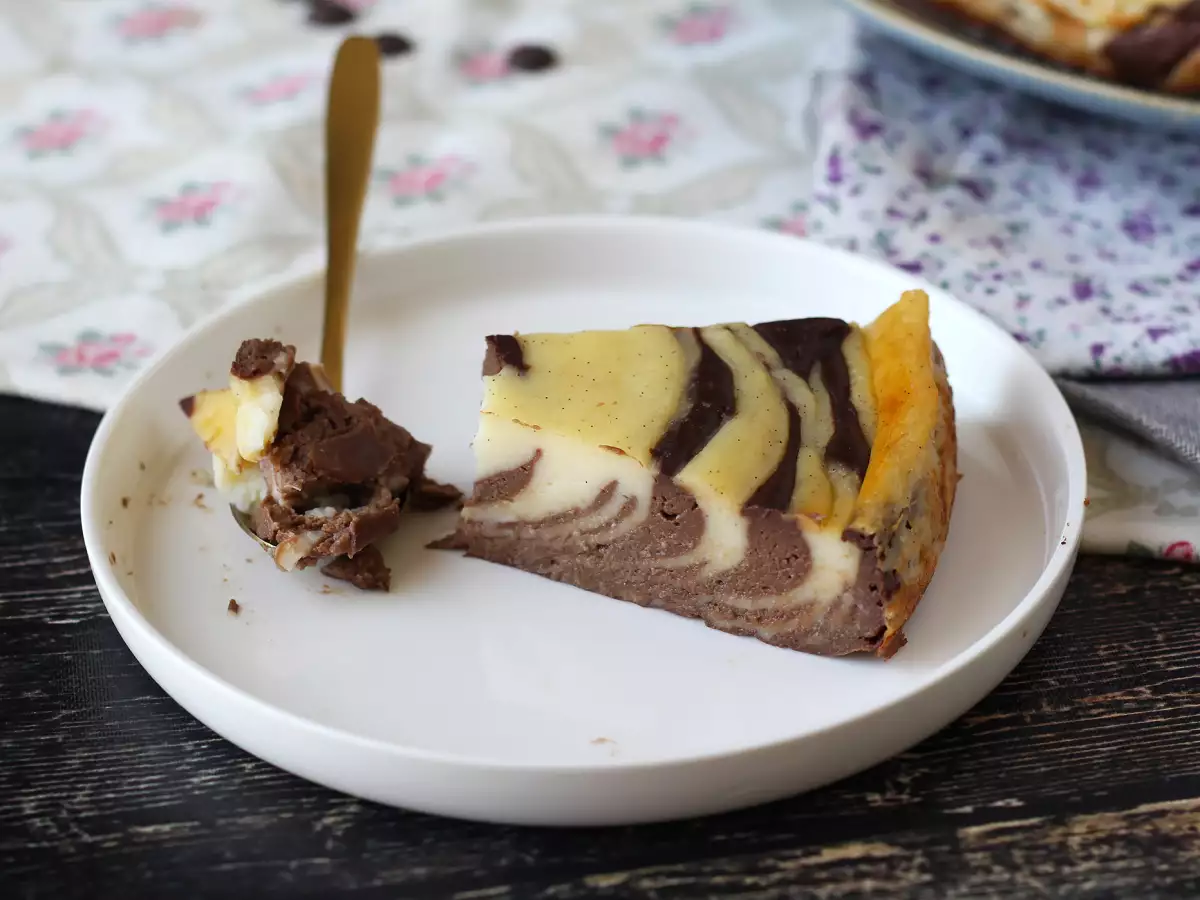 Supermakkelijke gemarmerde flan zonder bodem: gegarandeerd een wow-effect - foto 7