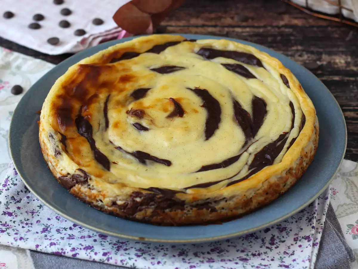 Supermakkelijke gemarmerde flan zonder bodem: gegarandeerd een wow-effect - foto 8