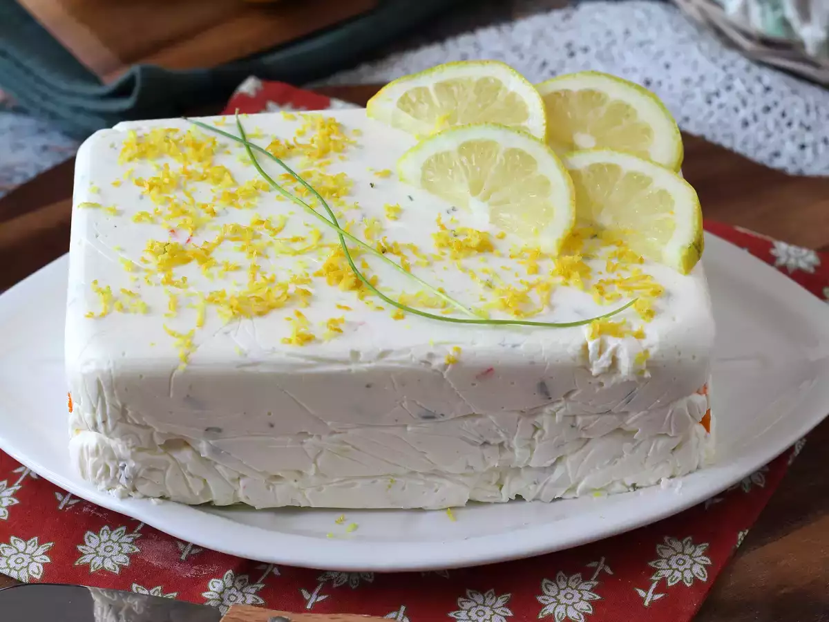 Surimi-terrine zonder koken: een eenvoudig koud voorgerecht, perfect voor de zomer - foto 4