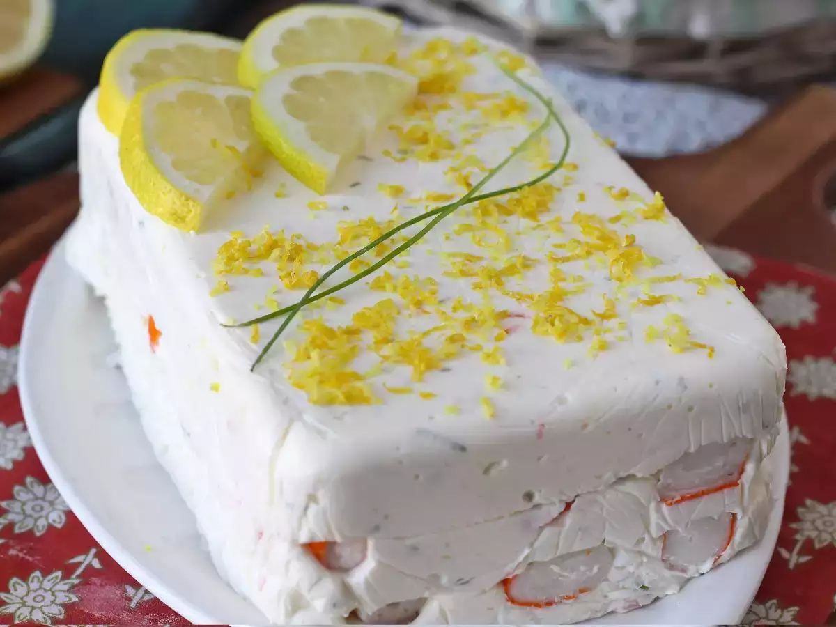 Surimi-terrine zonder koken: een eenvoudig koud voorgerecht, perfect voor de zomer - foto 5