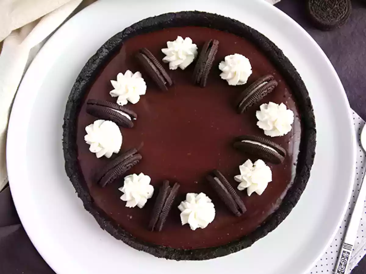 Taartje van Oreo en chocolade - foto 4