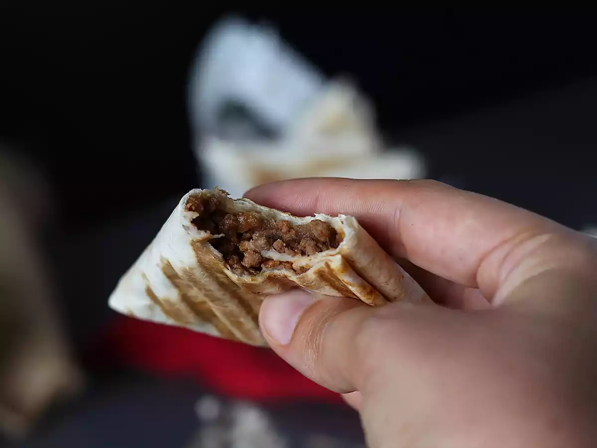 Taco's met gehakt samoussas - foto 2