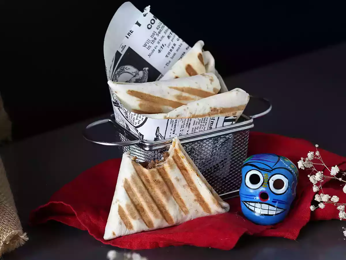Taco's met gehakt samoussas - foto 3