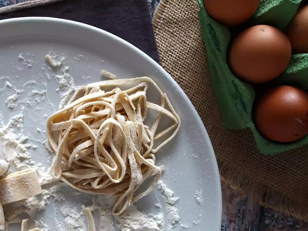 Tagliolini, de stap-voor-stap procedure om ze thuis te bereiden