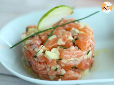 Tartaar van verse zalm en groene appel - foto 2