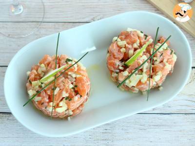 Tartaar van verse zalm en groene appel - foto 3