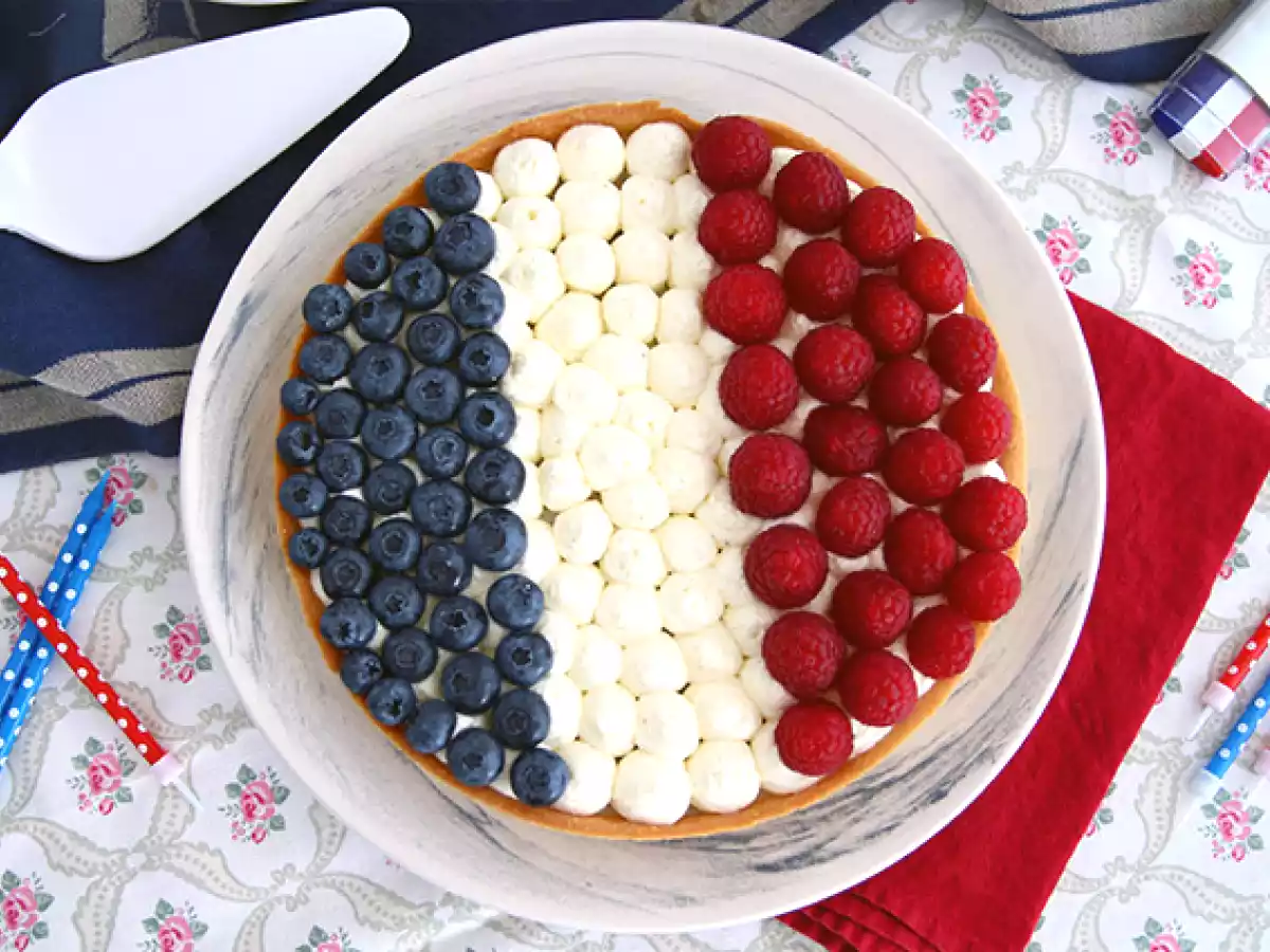 Tarte Frankrijk blauw wit rood