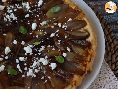 Tarte tatin met sjalotten en feta, de onweerstaanbare hartige versie! - foto 4