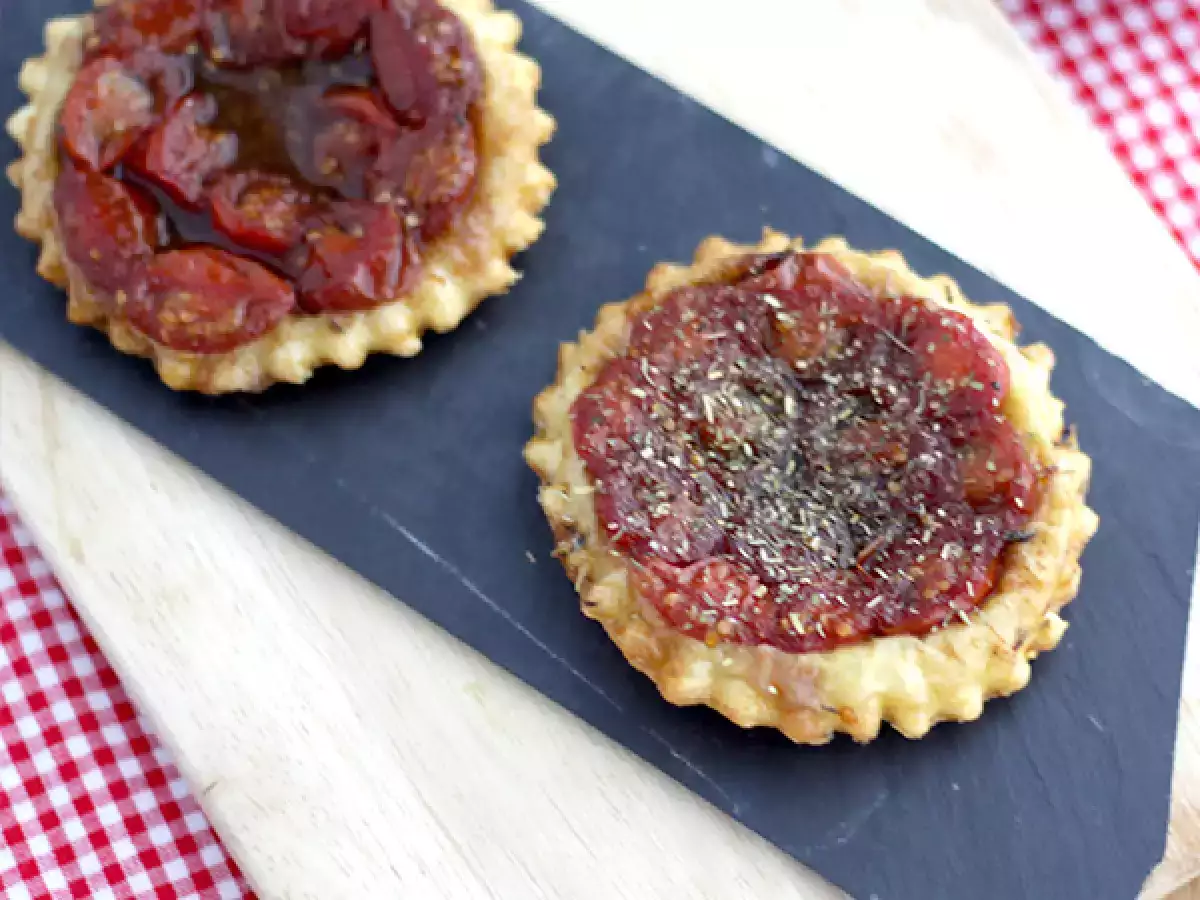 Tatin-taartjes met kerstomaatjes - foto 2