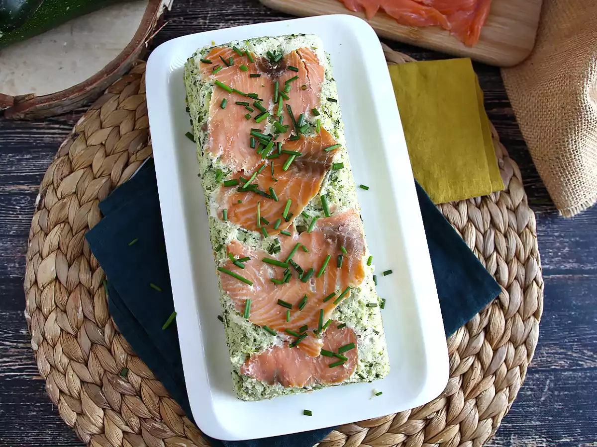 Terrine van courgette en gerookte zalm - foto 2