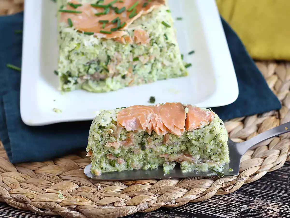 Terrine van courgette en gerookte zalm - foto 4