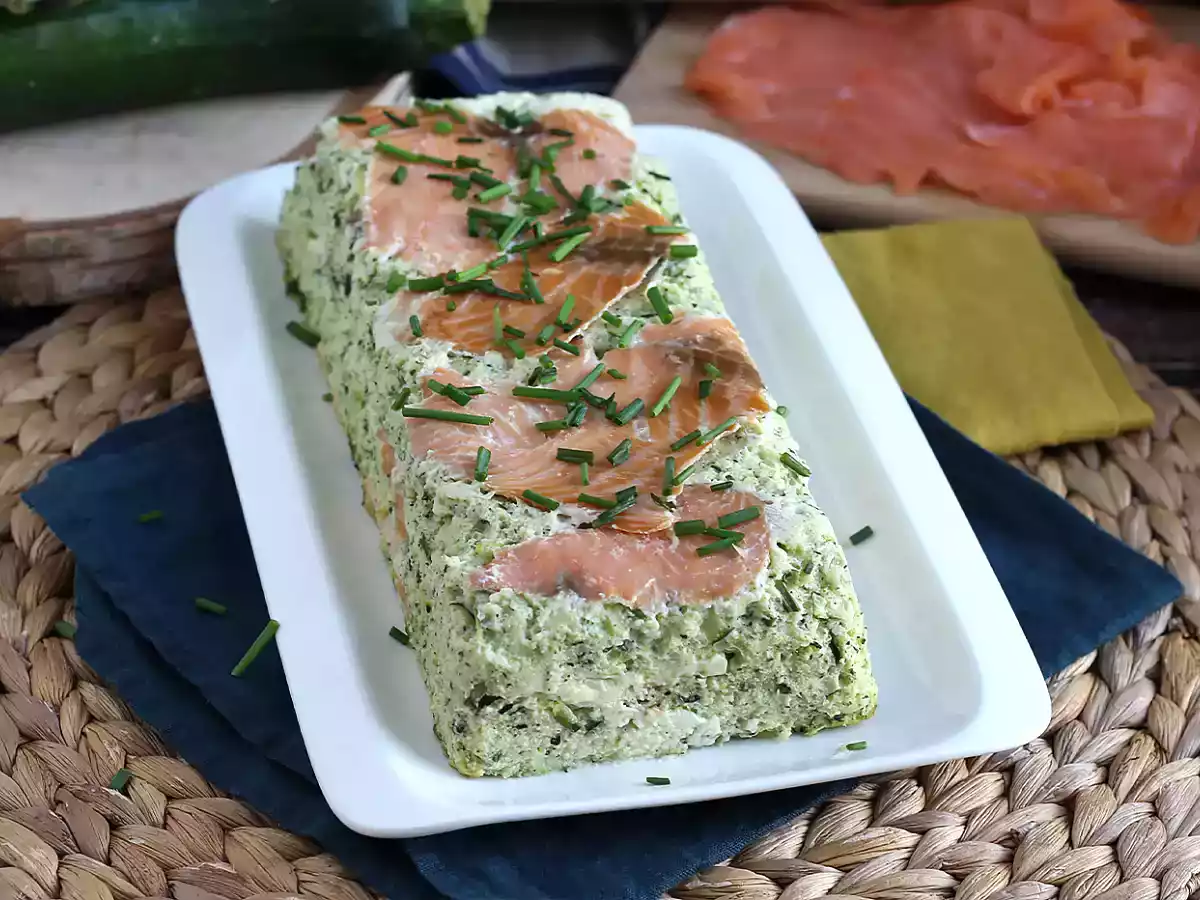 Terrine van courgette en gerookte zalm - foto 5