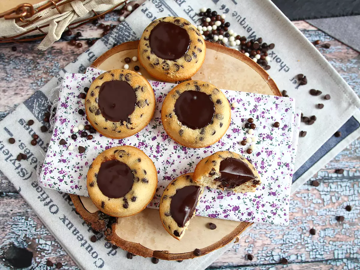 Tijgerfinanciers met chocolade en krokante ganache - foto 5