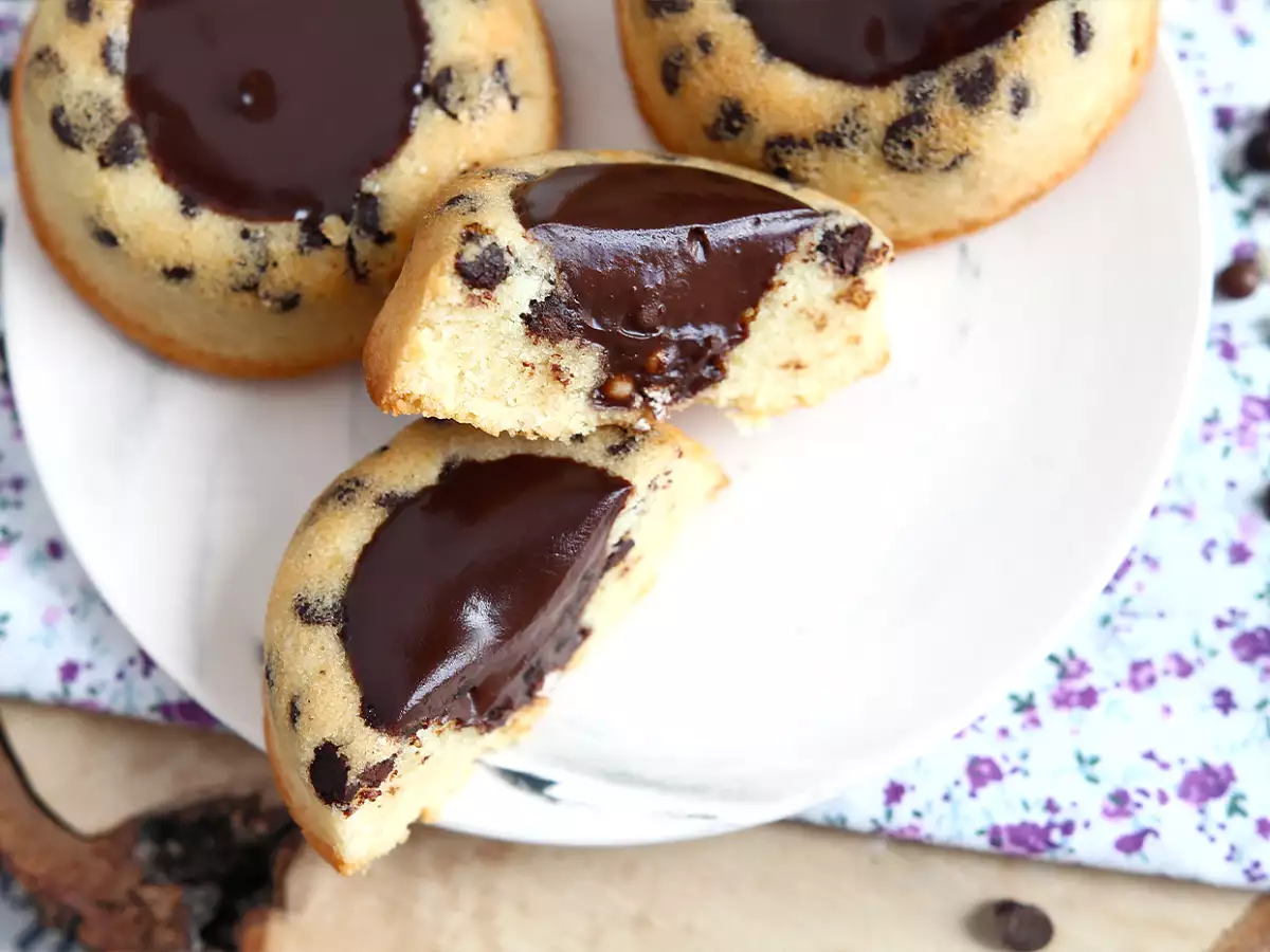 Tijgerfinanciers met chocolade en krokante ganache - foto 7
