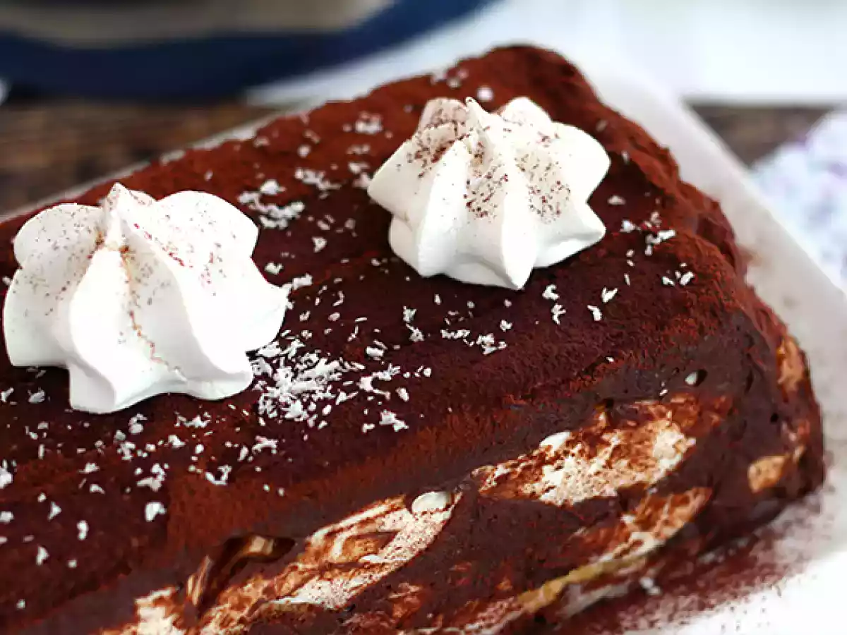 Tiramisu-log (stap-voor-stap instructies) - foto 2