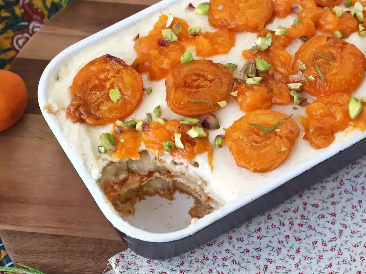 Tiramisu met geroosterde abrikozen: het perfecte fruitige en smeltende dessert voor de zomer - foto 9