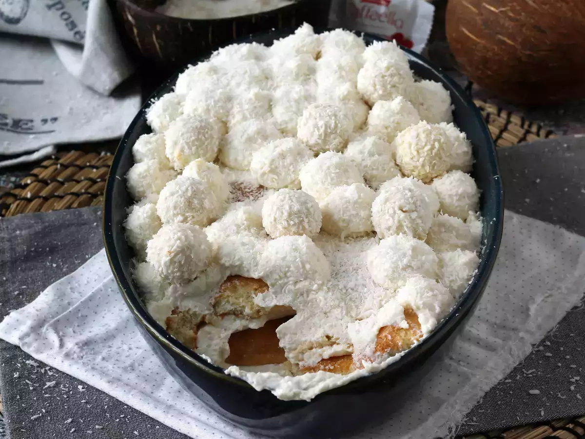 Tiramisu met Raffaello en heerlijke kokossmaak - foto 6