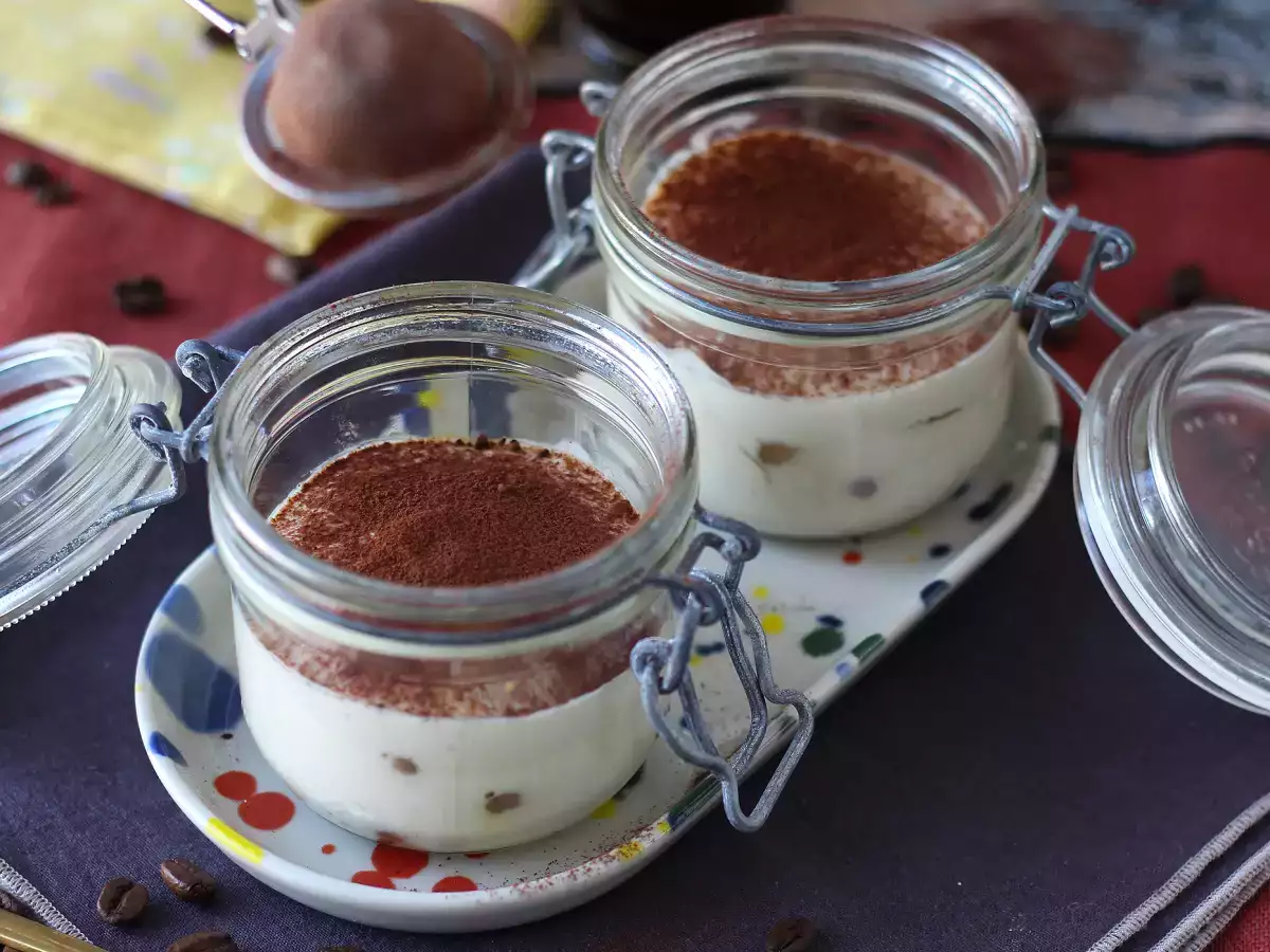 Tiramisu met zijden tofu zonder mascarpone en eieren - foto 2