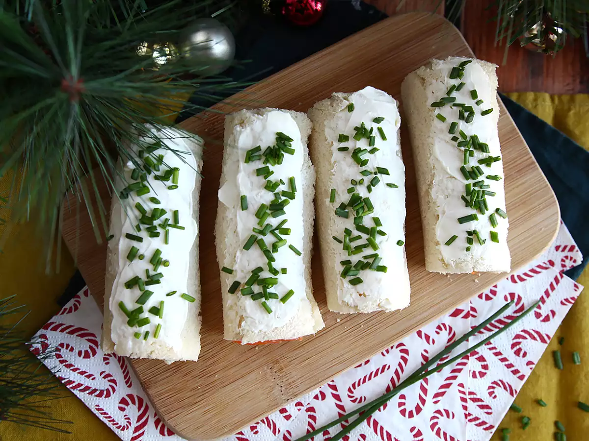 Toastjes in de vorm van kerststammetjes - foto 2