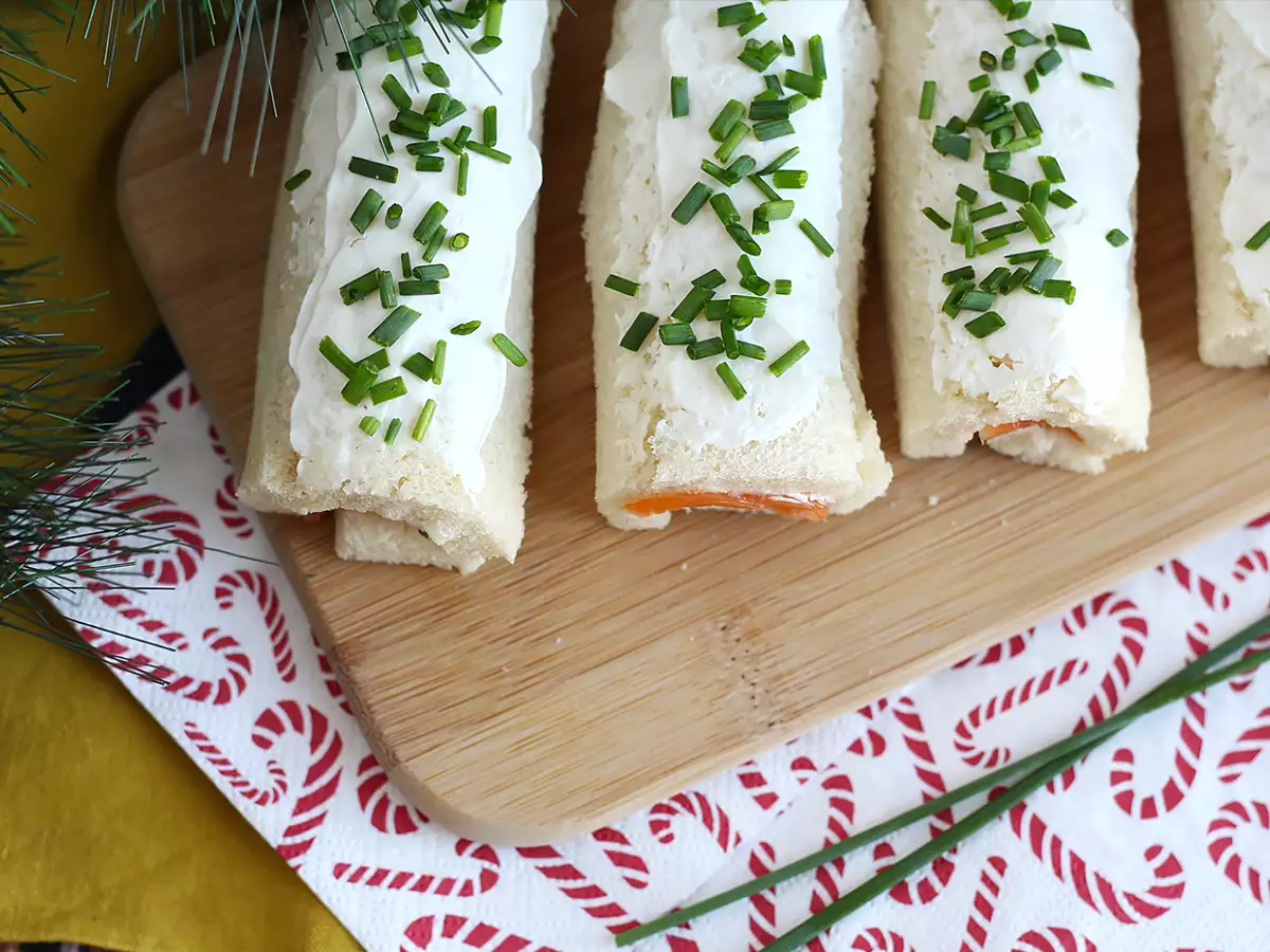 Toastjes in de vorm van kerststammetjes - foto 4