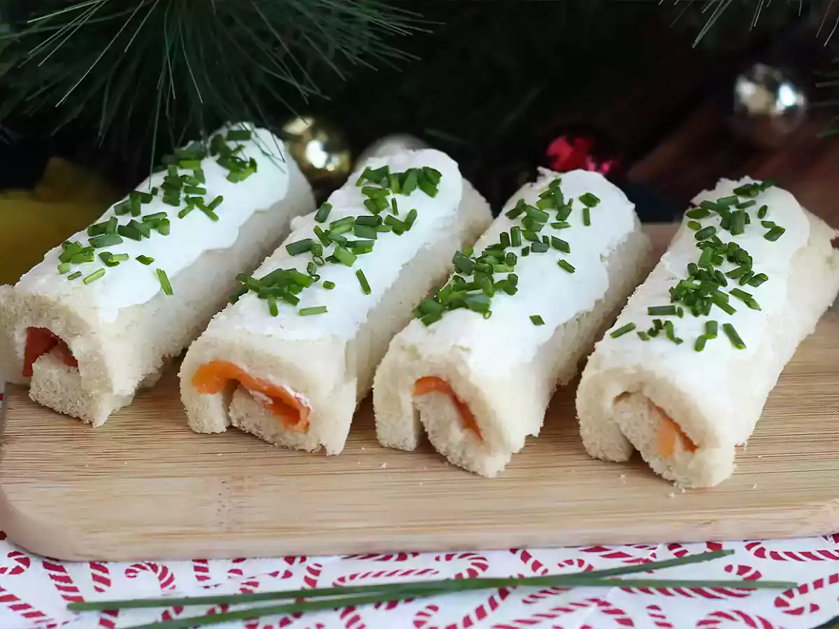 Toasts van de kerstboomstam - foto 5