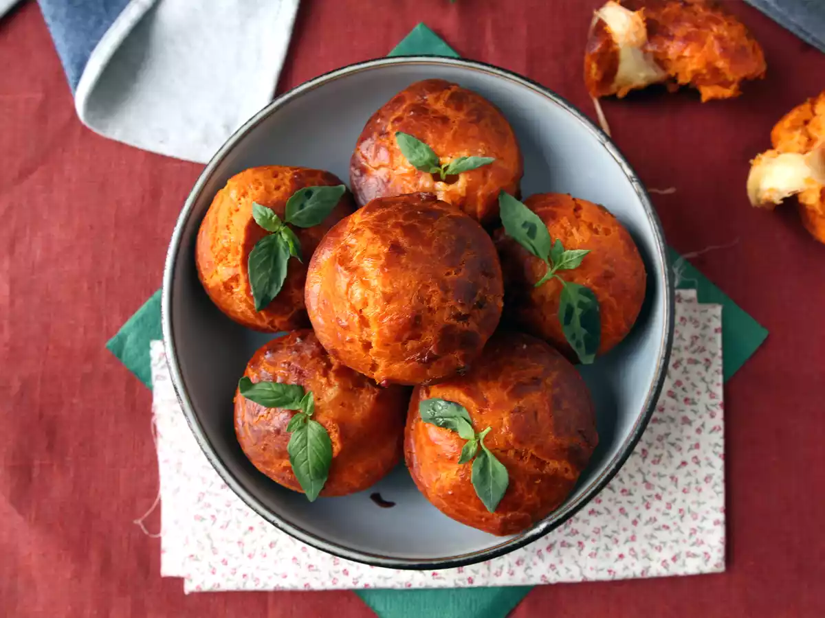 Tomatenmuffins met smeltend mozzarellahart - foto 5