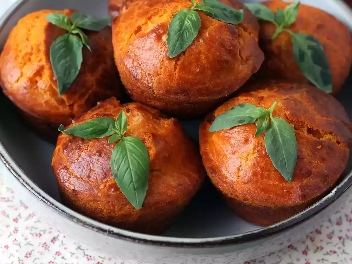 Tomatenmuffins met smeltend mozzarellahart - foto 8
