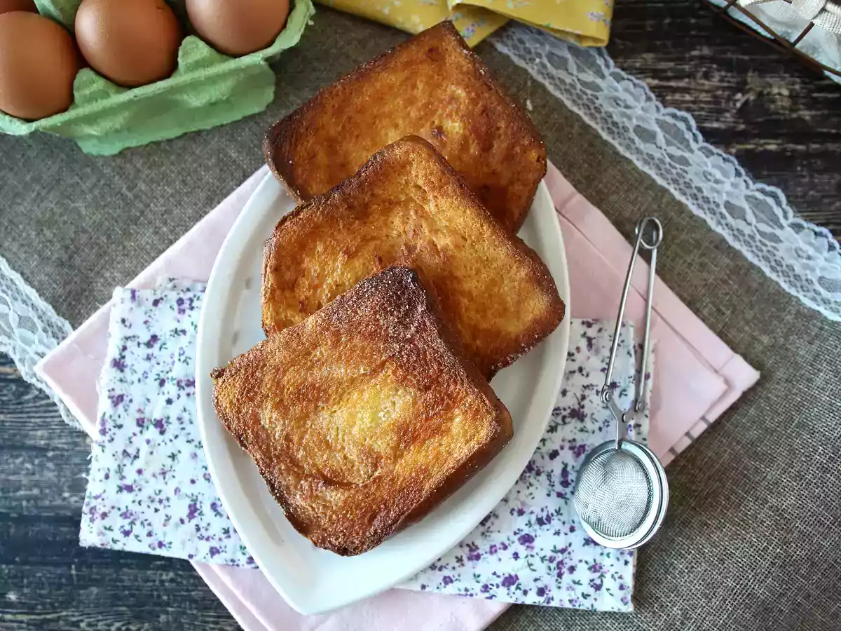 Torrijas in air fryer met briochebrood, een traditie zonder complicaties - foto 8