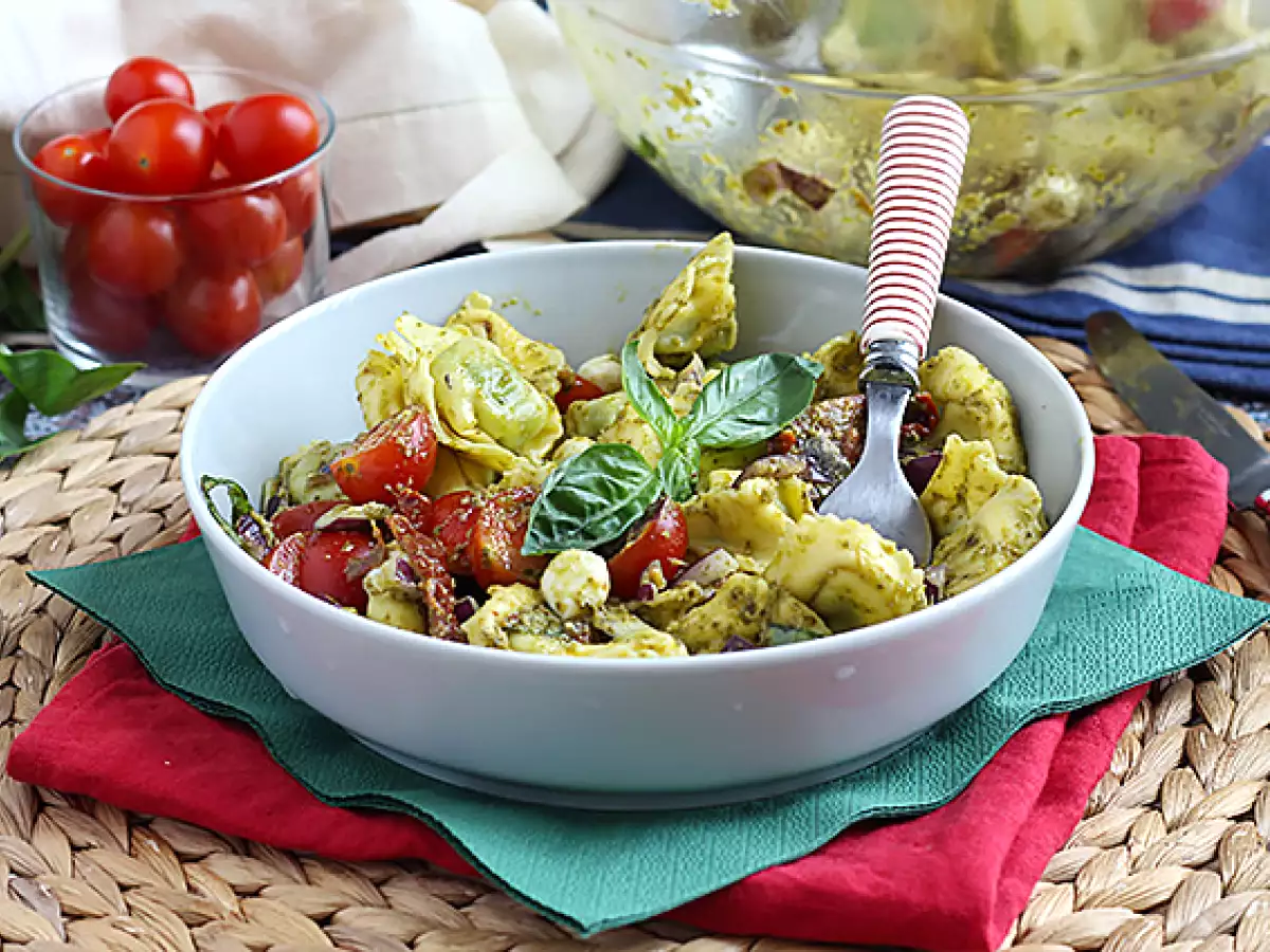 Tortellinisalade met pesto - foto 3