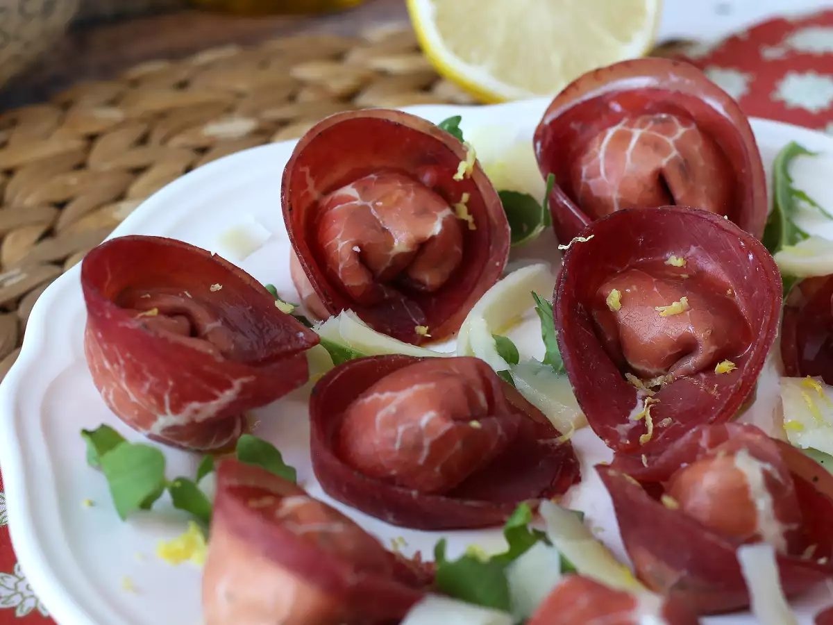 Tortelloni van bresaola met rucola en ricotta: heerlijk en klaar in 10 minuten! - foto 3