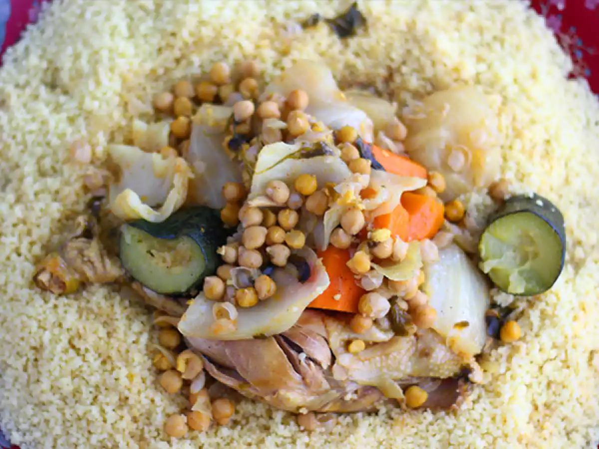 Traditionele Marokkaanse kip couscous - foto 3