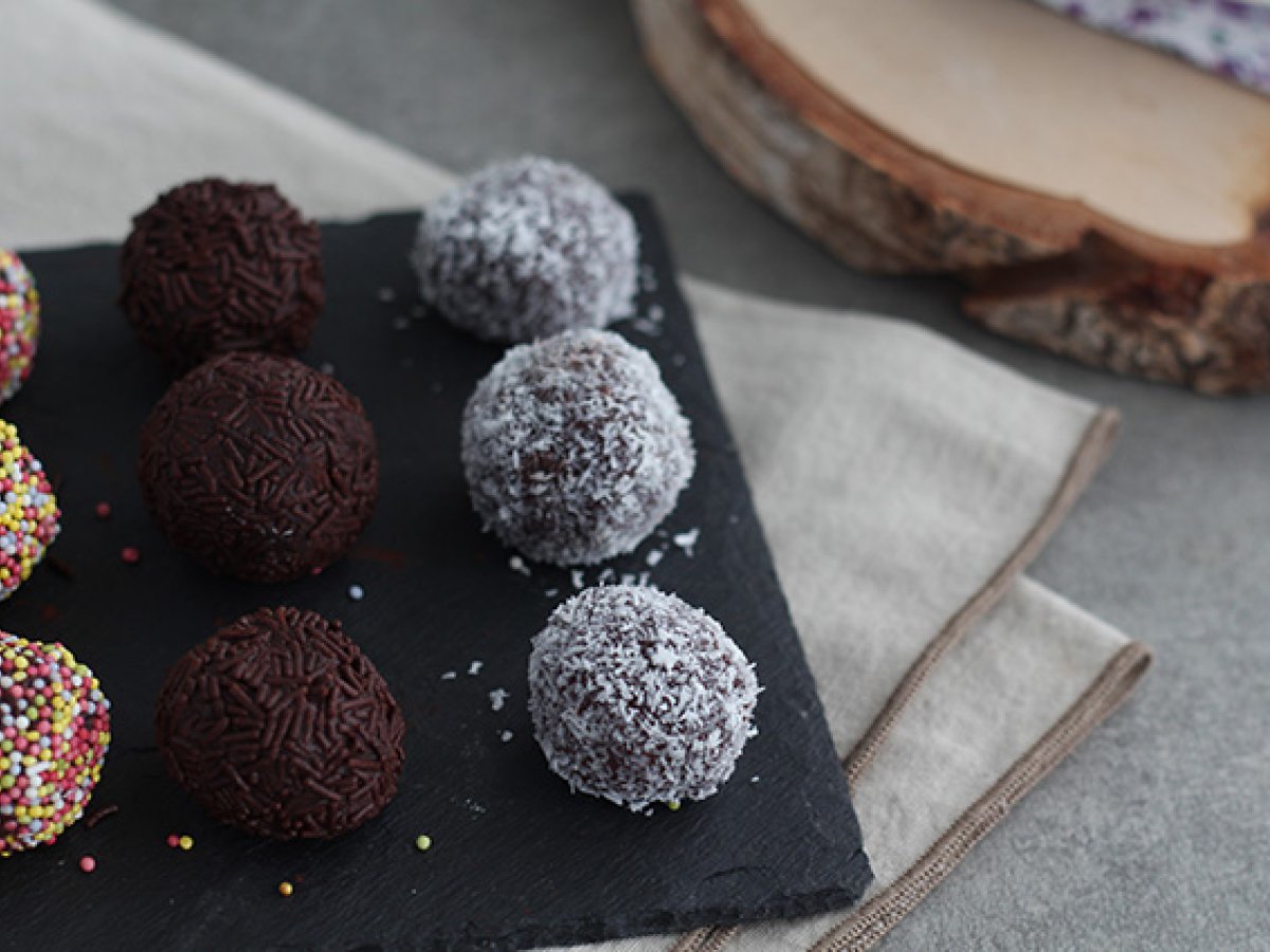 Truffels met chocoladecoating - foto 2