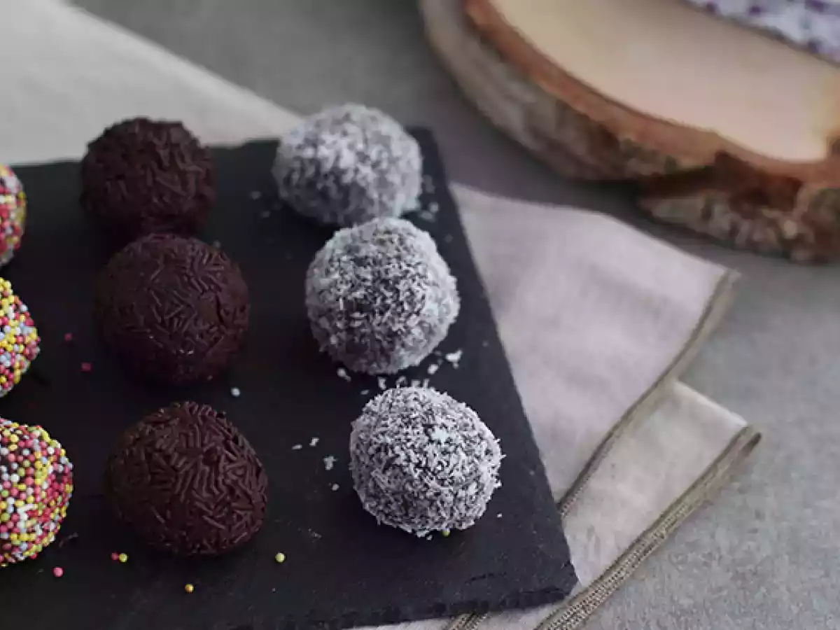 Truffels met chocoladecoating - foto 2
