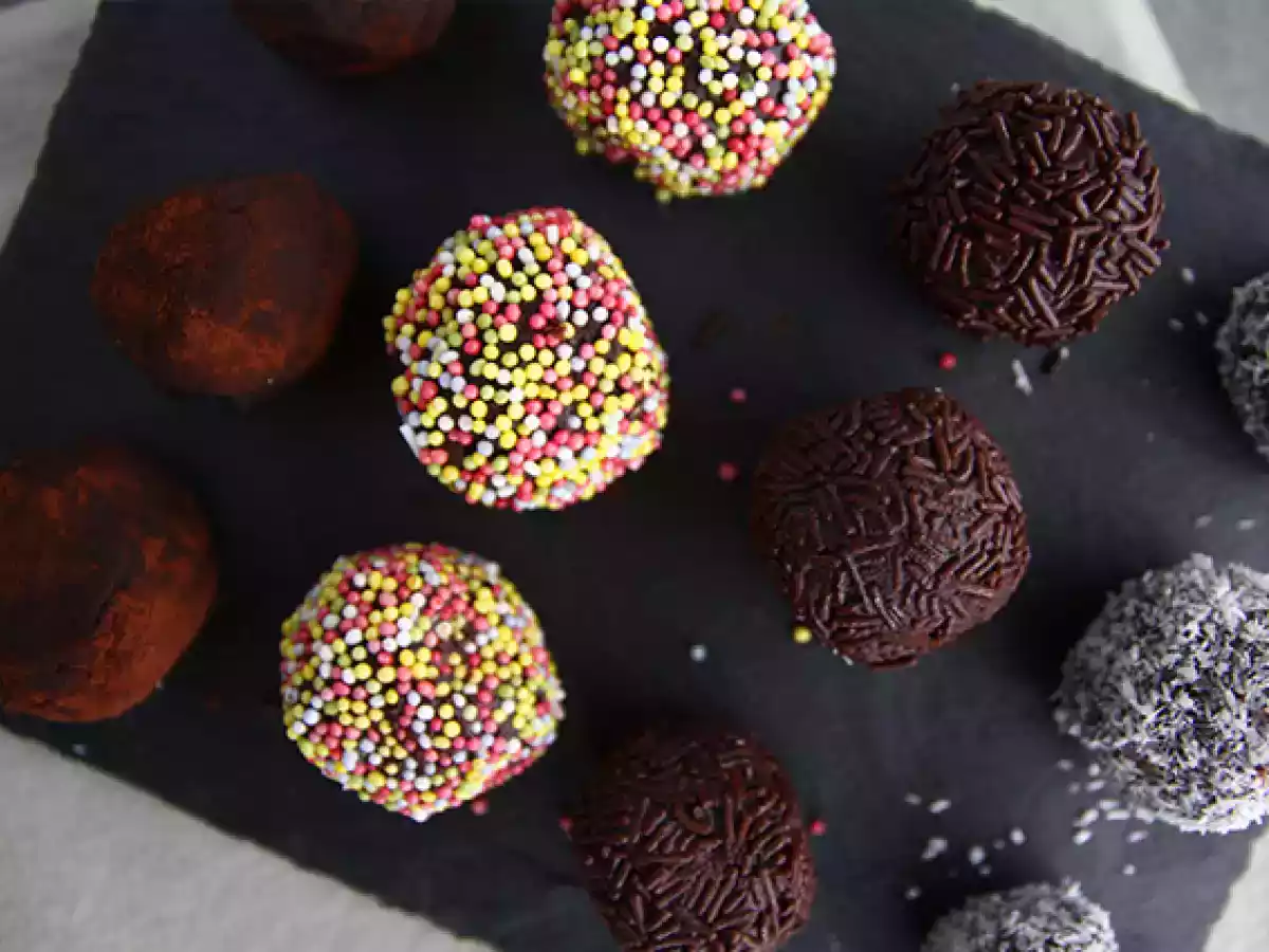 Truffels met chocoladecoating - foto 3